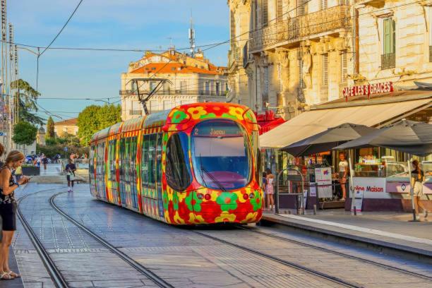 * F3 Haussmannien, Centre-Ville, 4 Pers, Wifi * Montpellier Dış mekan fotoğraf