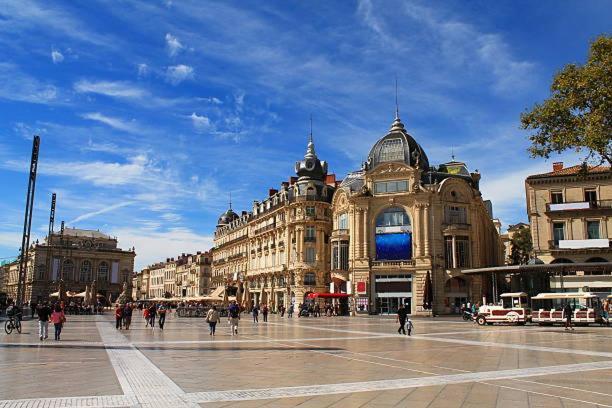 * F3 Haussmannien, Centre-Ville, 4 Pers, Wifi * Montpellier Dış mekan fotoğraf